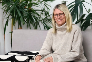 Claudia Rusk - die Gründerin der RIEMA Baumwolldecken