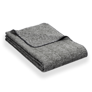 FINN Kuscheldecke Bio-Baumwolle schwarz