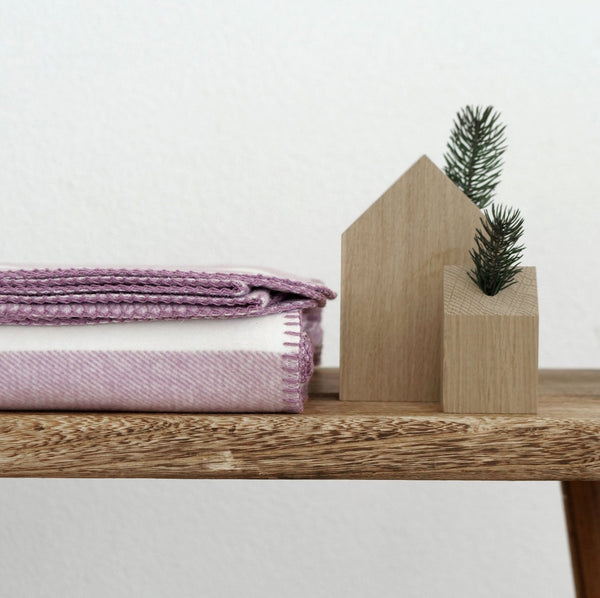 RIEMA Baumwolldecken STINE in herbstlichem Umfeld