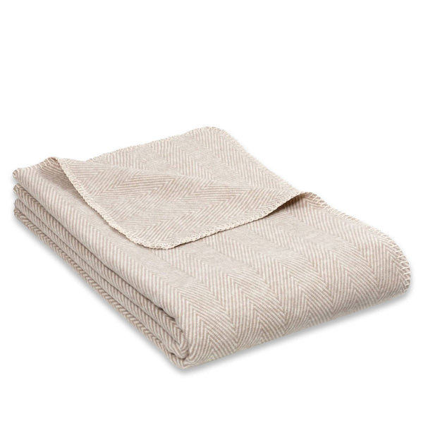 RIEMA Kuscheldecke FINN aus 100% Bio-Baumwolle (kbA) taupe