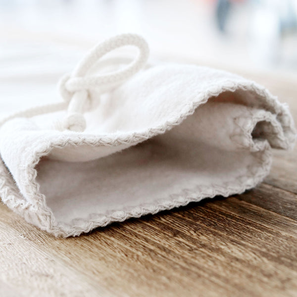 RIEMA Set aus Wärmflaschenbezug und Kuscheldecke aus 100% Bio-Baumwolle, beige