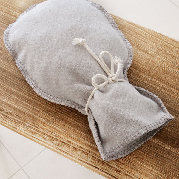 RIEMA Wärmflaschenbezug EMMA aus Bio-Baumwolle, grau