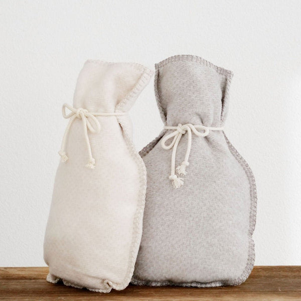 RIEMA Wärmflaschenbezug "Emma" aus 100% Bio-Baumwolle (kbA), grau - RIEMA GERMANY