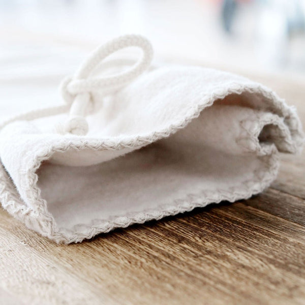 RIEMA Wärmflaschenbezug "Emsma" aus 100% Bio-Baumwolle (kbA), beige meliert - RIEMA GERMANY