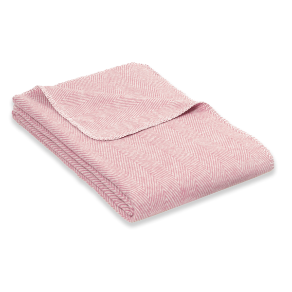 leichte Kuscheldecke Finn für den Sommer rosa bio