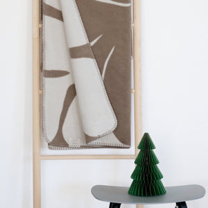 RIEMA Germany Kuscheldecke BJOERK in braun aus recycelter Baumwolle - kuschelig und Made in Germany