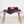 Laden Sie das Bild in den Galerie-Viewer, RIEMA XL Tagesdecke mit Kreisen in der Farbe rosa oder lila, Maße 150x30cm
